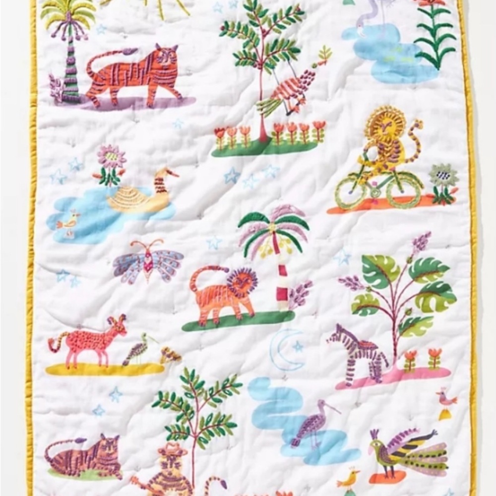 Anthropologie Sloan Baby Quilt